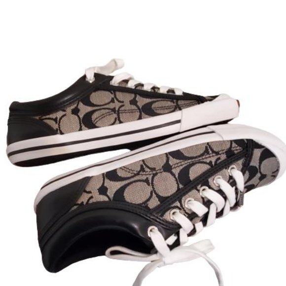 NEW Coach Francesca Low Top Logo Sneakers - Picture 5 of 6